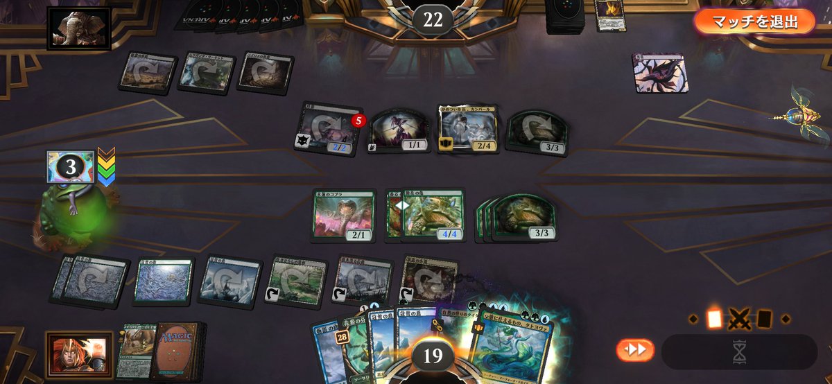 herohero_U's tweet photo. #MTGアリーナ
#今日のブロール
お相手はがめつい市長、カンバール
亀を増やしたら爆発
これがミュータントタートルズですか https://t.co/SQJLBKGj5k
