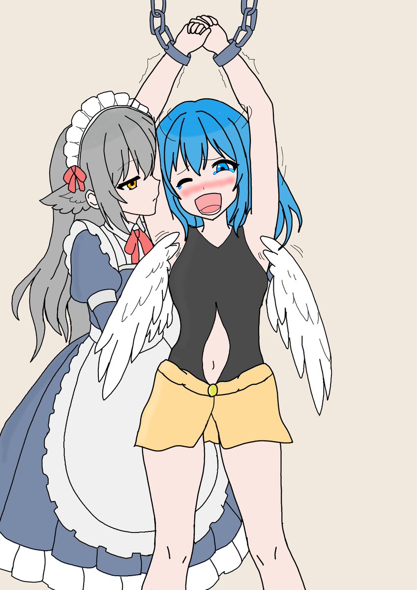 Shion_pureus's tweet photo. イラストの勉強も少しずつですが頑張ってます。 今回の小説の挿絵に挑戦しました！
#くすぐり https://t.co/Hc2YMaPeCB