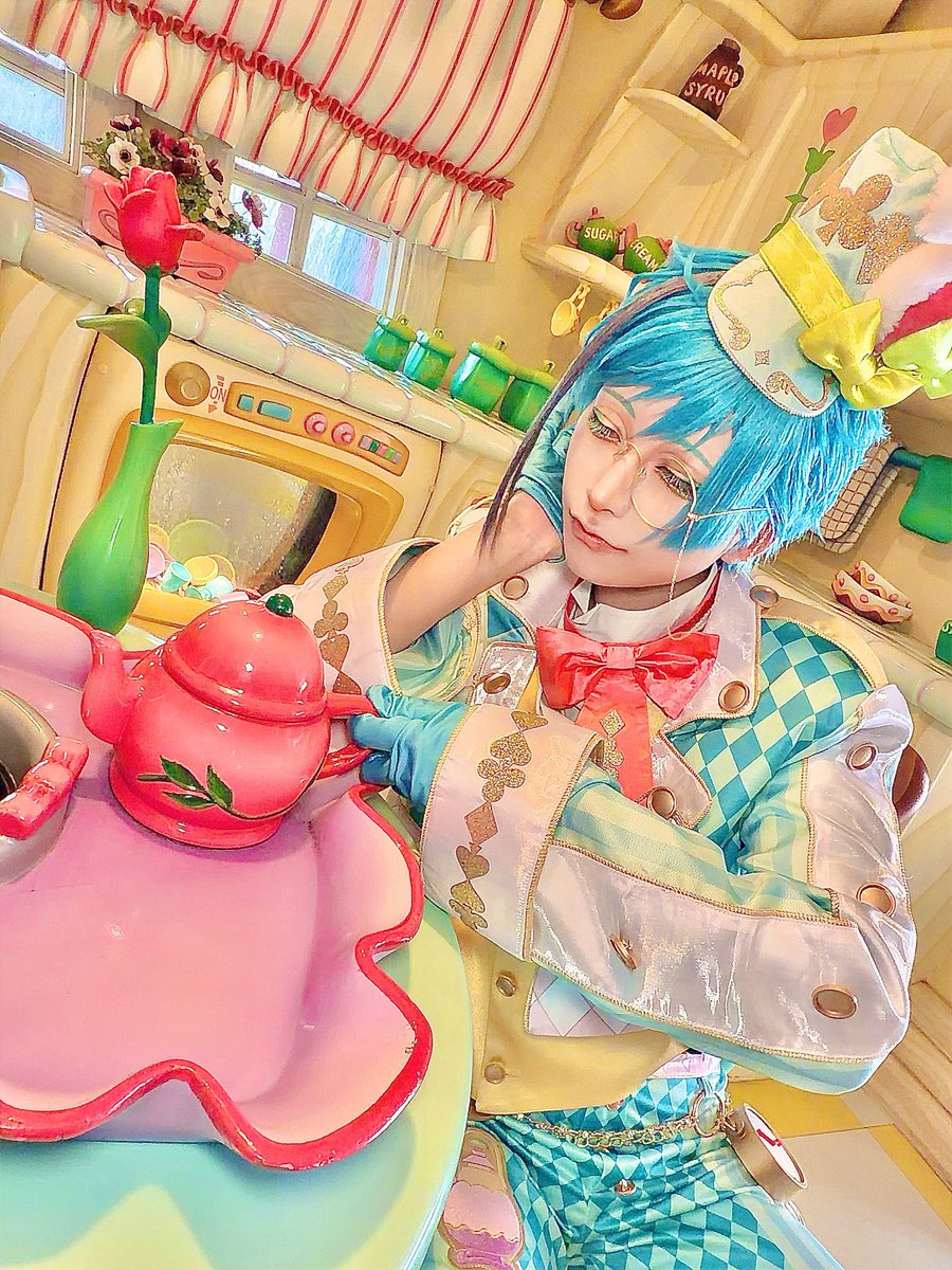 6089_mkr's tweet photo. 『  陸のお茶会も悪くねぇじゃん♪  』

#Dハロ仮装2026
 #Dハロツイステ https://t.co/Fyd9Rpn50O