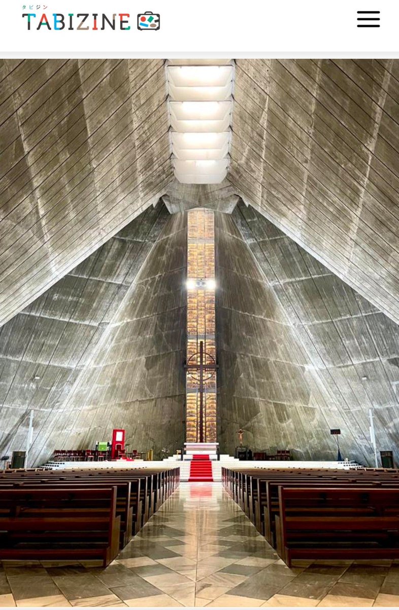 vermont_dr's tweet photo. ☆東京カテドラル聖マリア大聖堂
☆意匠　丹下健三
☆最も好きな建築家の作品の中で、
　一番見たかった建造物
(4枚目は内部撮影禁止なのでネットより拝借) https://t.co/TwrMLvCBpt