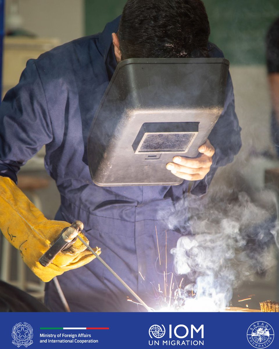 FondationSafadi's tweet photo. Highlights from the Maintenance and Welding training in tripoli and Bekaa designed to enhance readiness for employment in Lebanon and beyond. Delivered by Al Safadi Foundation in collaboration with @IOMLebanon’s Abeona Project. Supported by @ItalyMFA_int. https://t.co/N9kmLzOQJF