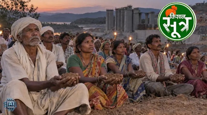 kisansootr's tweet photo. एमपी के पन्ना में जमीन मुआवजे को लेकर आदिवासी किसानों का मिट्टी सत्याग्रह, महिला की मौत पर उठाए सवाल
. 
#kisansootr #मध्यप्रदेशन्यूज #पन्ना #मिट्टीसत्याग्रह #आदिवासीकिसान #जमीनमुआवजा 
. https://t.co/025jZdqWxU https://t.co/mxvhkVkG48