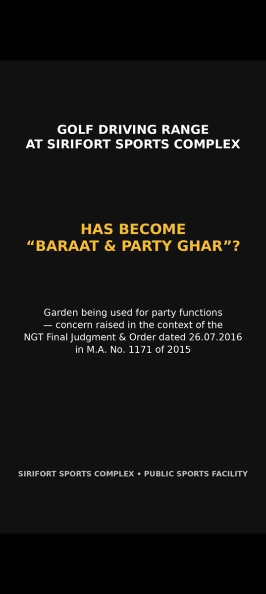 VijaySethi3's tweet photo. Sports Complex or Baraat Ghar? You decide. @LtGovDelhi @ifficial_dda https://t.co/qj9m3d1U6I