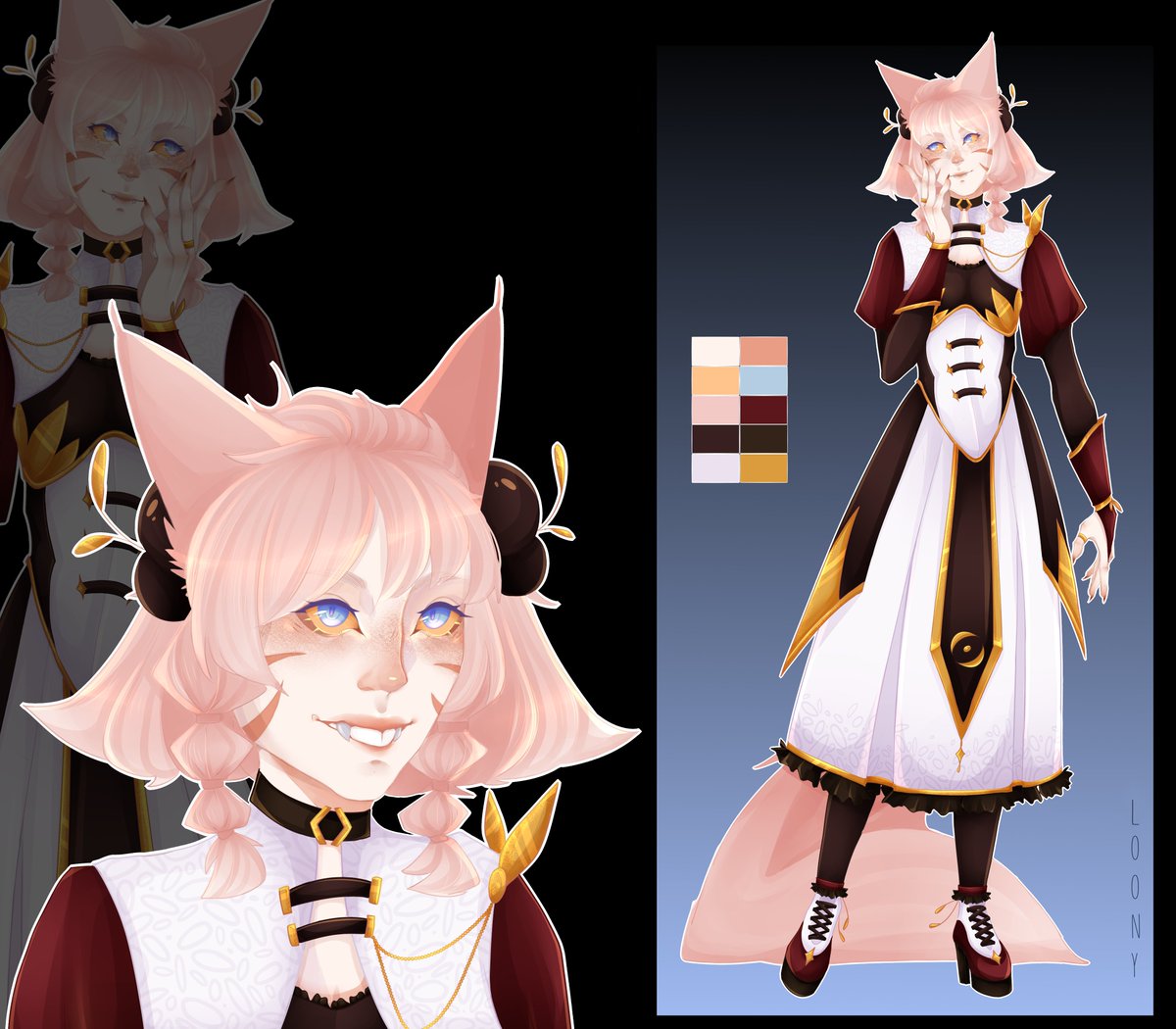 Breadbaxy's tweet photo. @xinisshino Hi! You’ve got a really lovely style! You should have loads more likes!! 

My characters aren’t really your thing, but maybe one of them will catch your eye https://t.co/3Lyul1TYQY