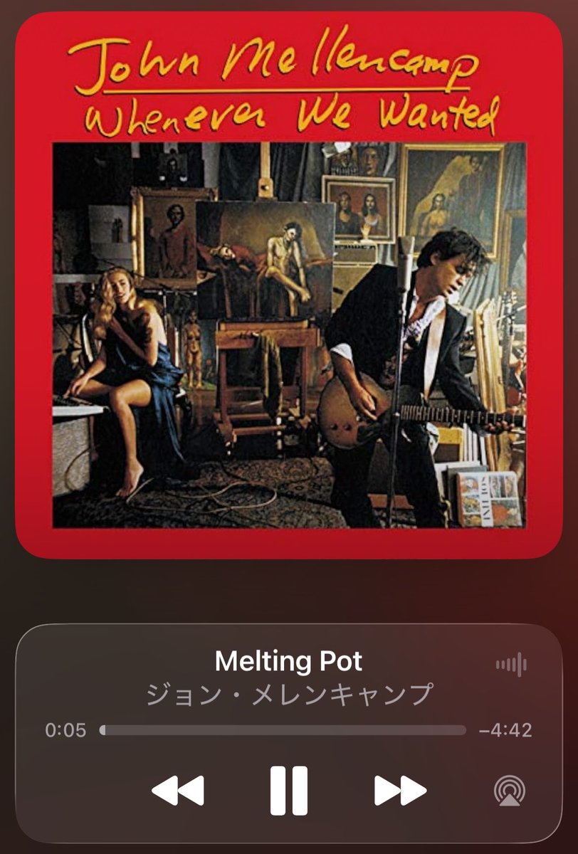 rocket_z's tweet photo. Amazon Musicでジョン・メレンキャンプの「Melting Pot」をチェックしてください。 https://t.co/XUlnG1BiUI https://t.co/iLwQ54V0Mu