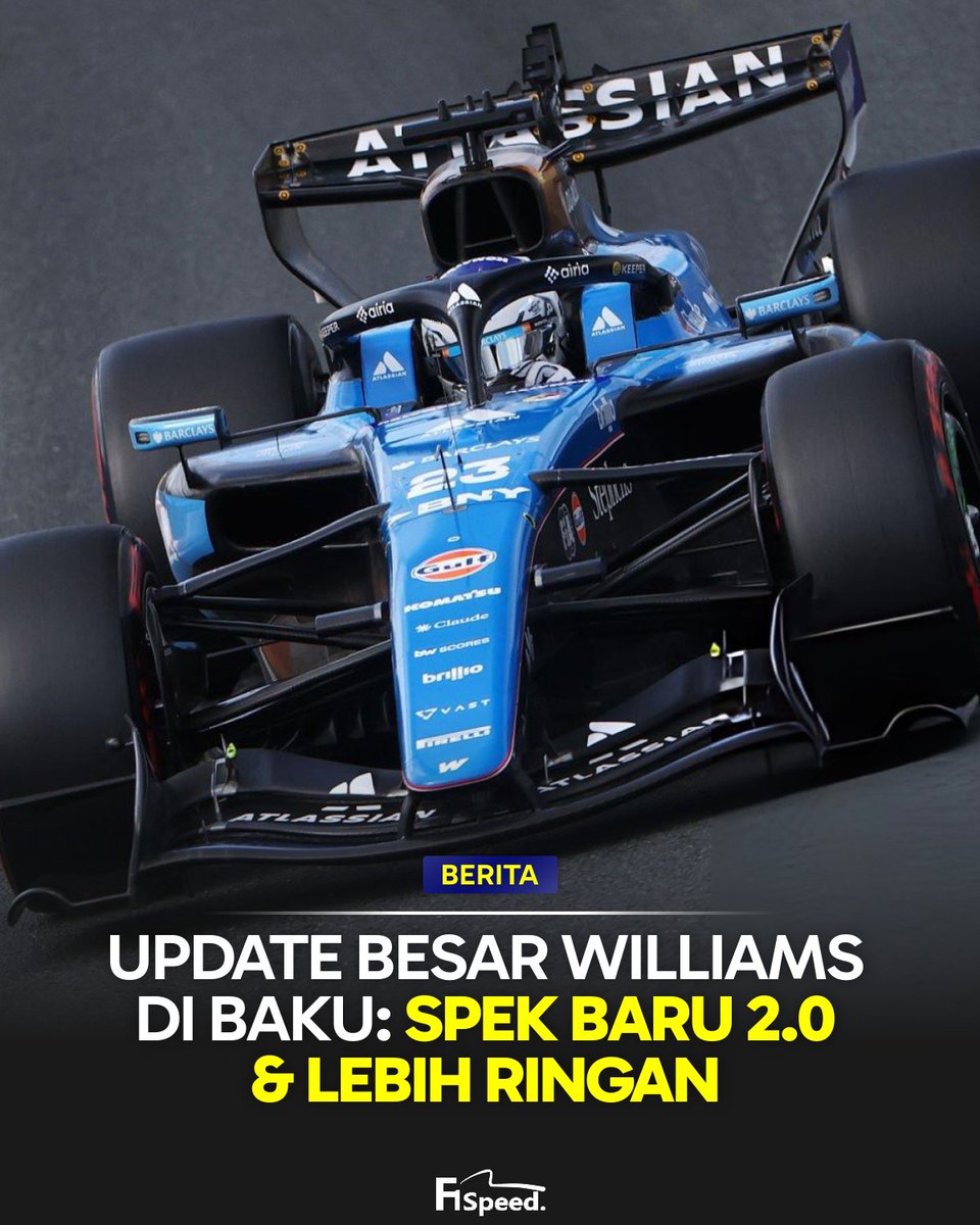 f1speed_indo's tweet photo. 🚨 GP Azerbaijan akan jadi momen untuk menagih janji-janji James Vowles dengan upgrade besar yang dibawa Williams akhir pekan ini.

FW48 akan diberikan spesifikasi baru '2.0', yang mayoritas akan fokus pada pemangkasan bobot mobil supaya jauh lebih ringan serta beberapa pembaruan aerodinamika.

Williams akan perkenalkan sasis serta permukaan bodi mobil dengan susunan struktur karbon fiber yang baru & diproyeksikan jauh lebih ringan dari versi sebelumnya.

Ini adalah hasil dari perubahan proses & metode manufaktur komponen yang akhirnya mendapat pembaruan setelah stuck selama 15 tahun dengan metode konvensional.

Metode baru tersebut lebih relevan dengan tuntutan material karbon fiber di F1 modern: kuat, aman, awet, dan lebih ringan.

James Vowles berkelakar kalau dia berusaha merahasiakan perubahan metode ini. Hanya ada 7 orang di departemen desain dan cuma 15 orang produksi yang tahu terhadap metode baru Williams.

Perombakan total dari aspek metode dan kapasitas produksi inilah yang dikejar oleh Vowles selama pengembangan mobil FW48 tahun lalu. Namun karena terlalu mengejar output, dalam prosesnya ternyata terjadi miskalkulasi dan berdampak pada gagalnya Williams lolos tes uji tabrak.

Akhirnya tim harus rombak ulang sasisnya ke metode konvensional. Selain menunda persiapan tim di regulasi baru, tapi mobilnya juga jadi overweight sampai puluhan kilo yang sebabkan pengembangan aero jadi terhambat.
