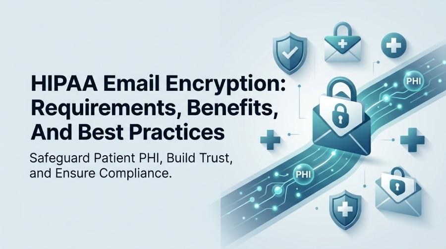 DmarcReport97's tweet photo. 📨 Protect PHI with secure email, encryption &amp; access controls.

🔒 Explore the latest HIPAA email encryption best practices.

💡 Read more: https://t.co/7m6foBAa0z

#DMARCReport #HIPAACompliance #EmailEncryption #HealthcareSecurity #PHIData #EmailSecurity #HealthIT #CyberRisk https://t.co/OR7jYziZn6