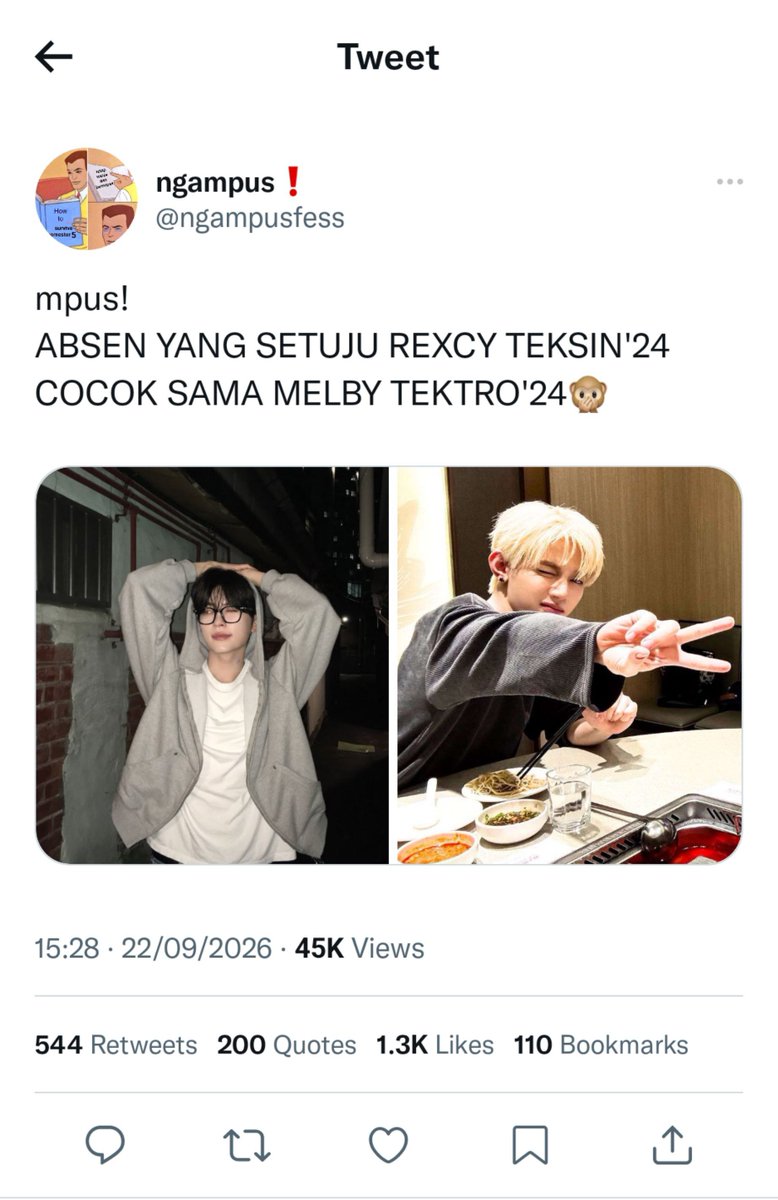 ttaegoogie's tweet photo. binhao binneul two tweets au 

ngejodohin that duo pentolan teknik yang padahal emang pacaran (tapi rasa musuh #sheesh) https://t.co/vPPwXAGxMM