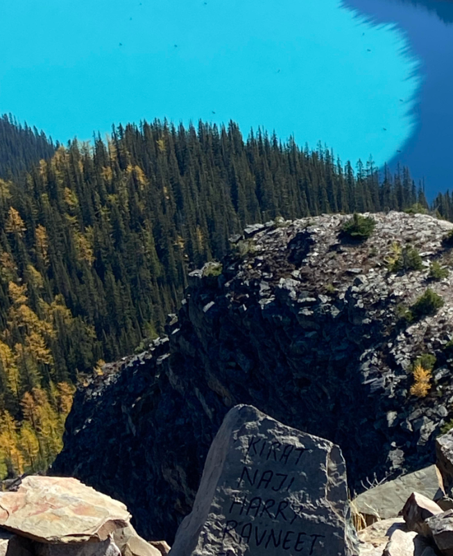 01CuriousGeorge's tweet photo. 📍Banff National Park, Alberta
🗺️Devil's Thumb hiking trail

Hikers recently discovered that Indians are defacing rocks near Lake Louise despite a strict park policy against this.

This brazen act of vandalism carries a fine of up to $25,000 for a first offence, yet many Indians just don't care.