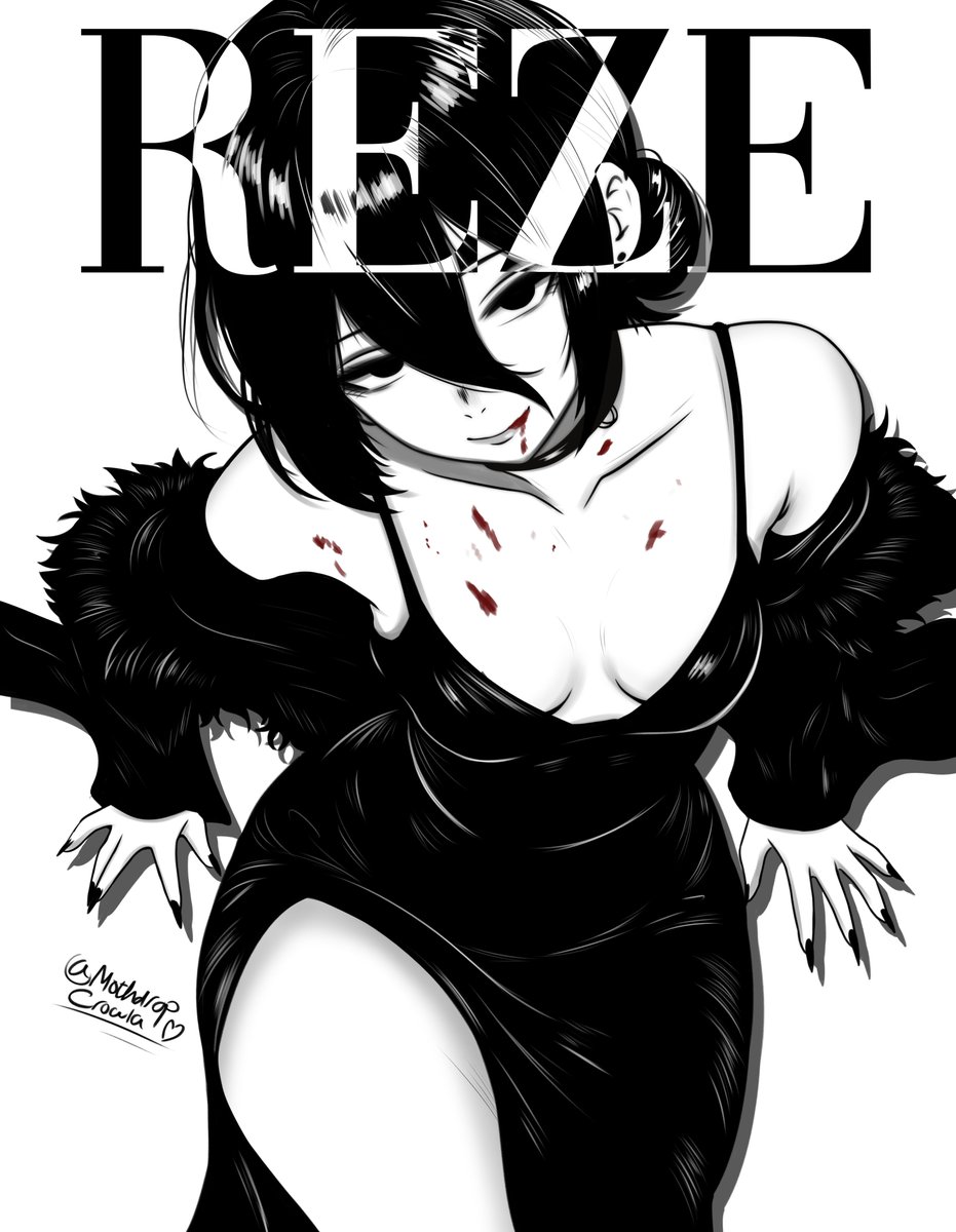 MothDropCrowla's tweet photo. Reze <3 https://t.co/RjxrwlFthY