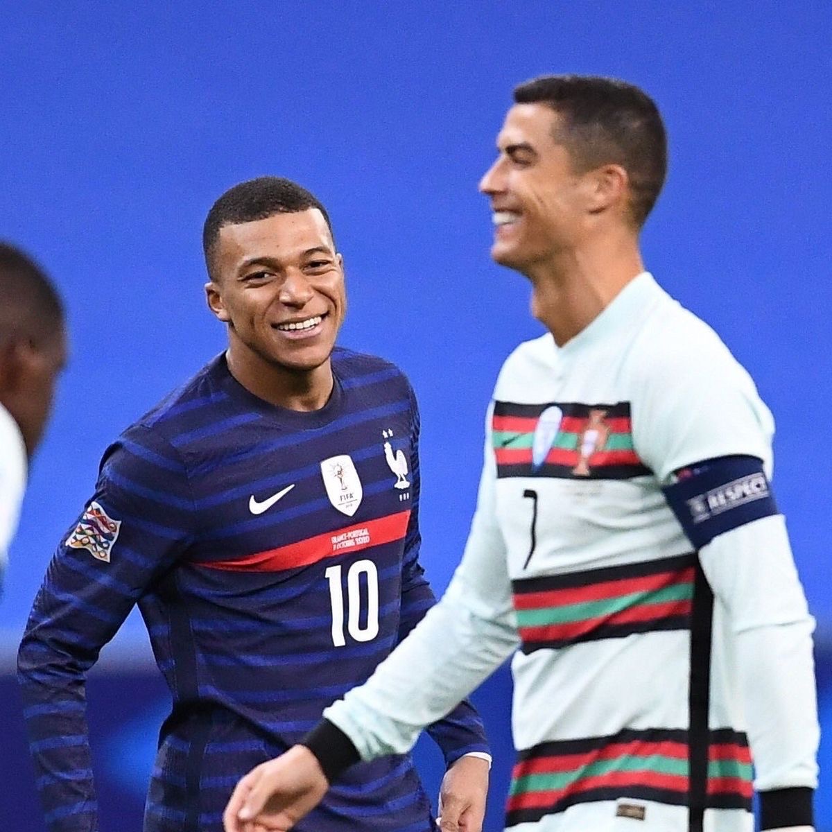 theMadridZone's tweet photo. 🚨🗣️ Kylian Mbappé: “Cristiano Ronaldo used to be my idol, now he is my friend.

I love to spend time with him, he gives me advice, he supports me and knows I will always support him.” @TheAthleticFC 🤍 https://t.co/b8lES4lAgL