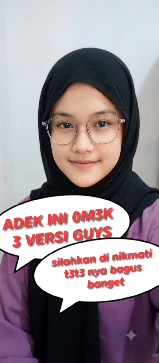 updateterbupfi's tweet photo. ▶ Adek ini 0m3k 3 versi sekaligus
https://t.co/499EP1DVz0 https://t.co/PcMQx30Kdp