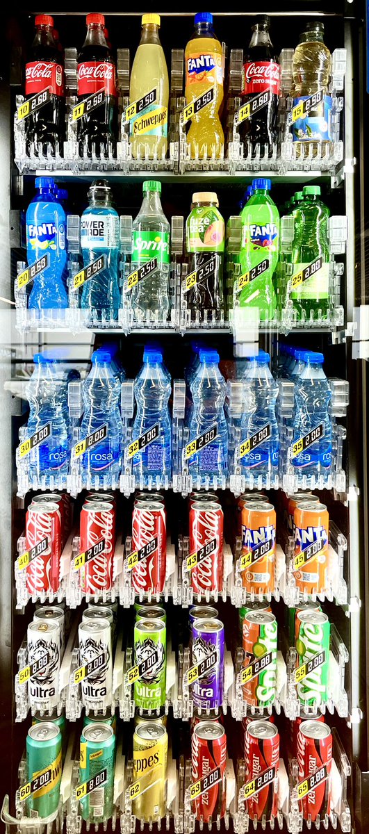whatsontheshel1's tweet photo. Vending hub featuring a Lavazza coffee machine, snack and beverage unit (chips, chocolates, sodas, and water), and a fully stocked Coca-Cola drink cooler.

https://t.co/HBYydJFX0V

#VendingMachine #CoffeeMachine #CocaCola #Snacks #GrabAndGo #Refreshment #Snacks #VendingStation https://t.co/GL3nN9DXs0