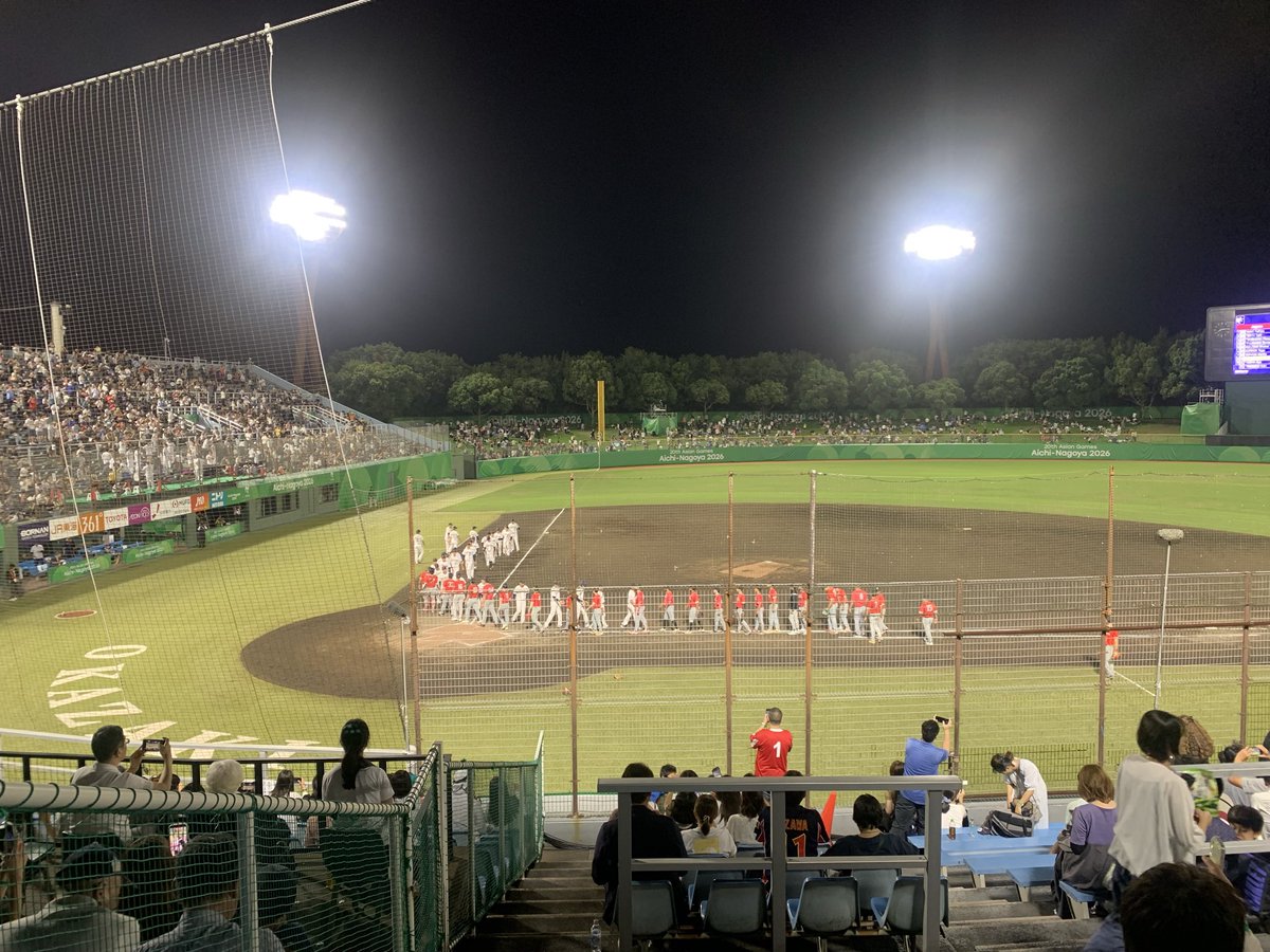 sekainoyakyu's tweet photo. 日本15-0パレスチナ（5回コールド）
史上初の野球のパレスチナ対日本見届けてきました　個人的には結構楽しめた https://t.co/wUAnL2KRet