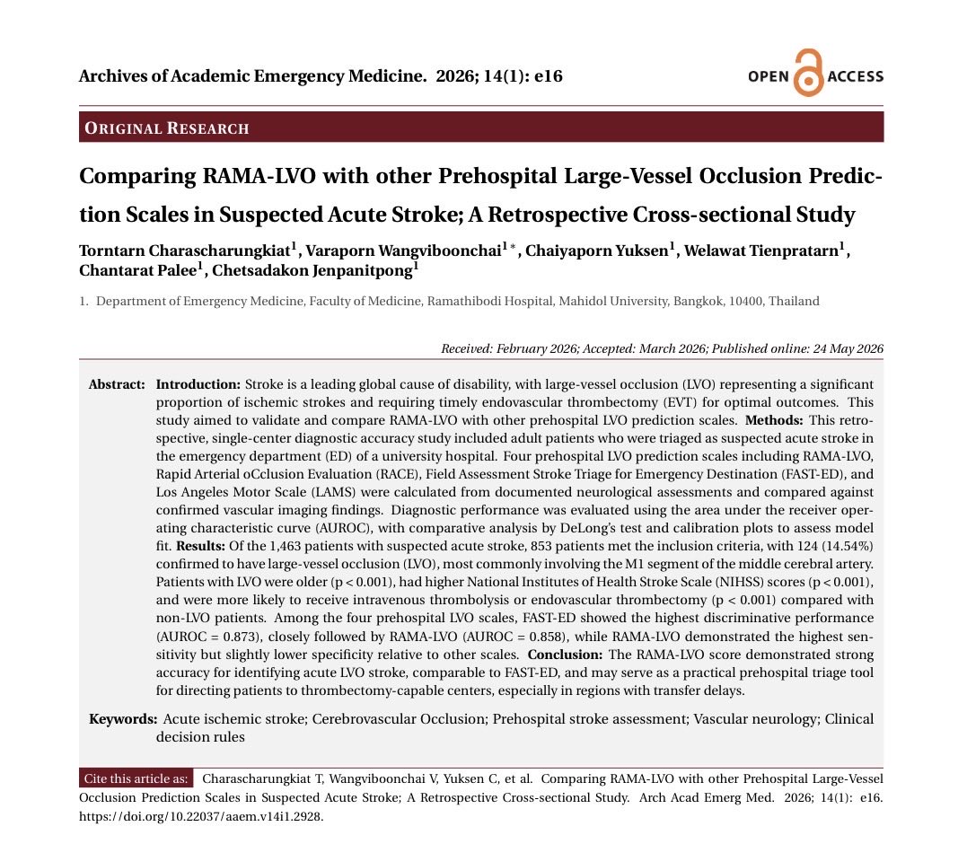 aaemjournal's tweet photo. Full text link:
https://t.co/emtB0vqxYR
#emergencymedicine
#evidencebasedmedicine
#medicaljournal
#EmergencyDepartment
#AAEMjournal https://t.co/OR464JrY5B