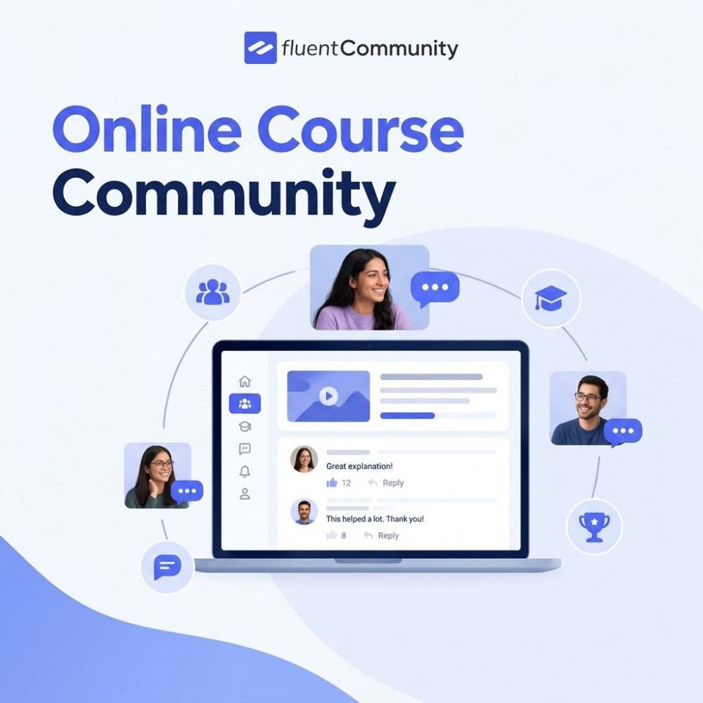 FluentCommunity's tweet photo. Your course platform ends the second the video stops.

No questions. No peers. No reason to come back.

Here's how to fix that with real community, not just content, and save $4,800+/yr over other platforms.

https://t.co/s2xA3zG7D1 https://t.co/C2ZvoiiU4t