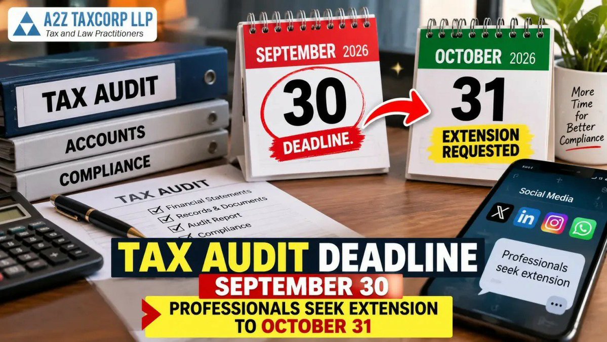 BimalGST's tweet photo. Tax audit deadline September 30: Professionals seek extension to October 31 on social media

Read More at: https://t.co/lLRVkDZ8Mq https://t.co/kmqxroRaPj