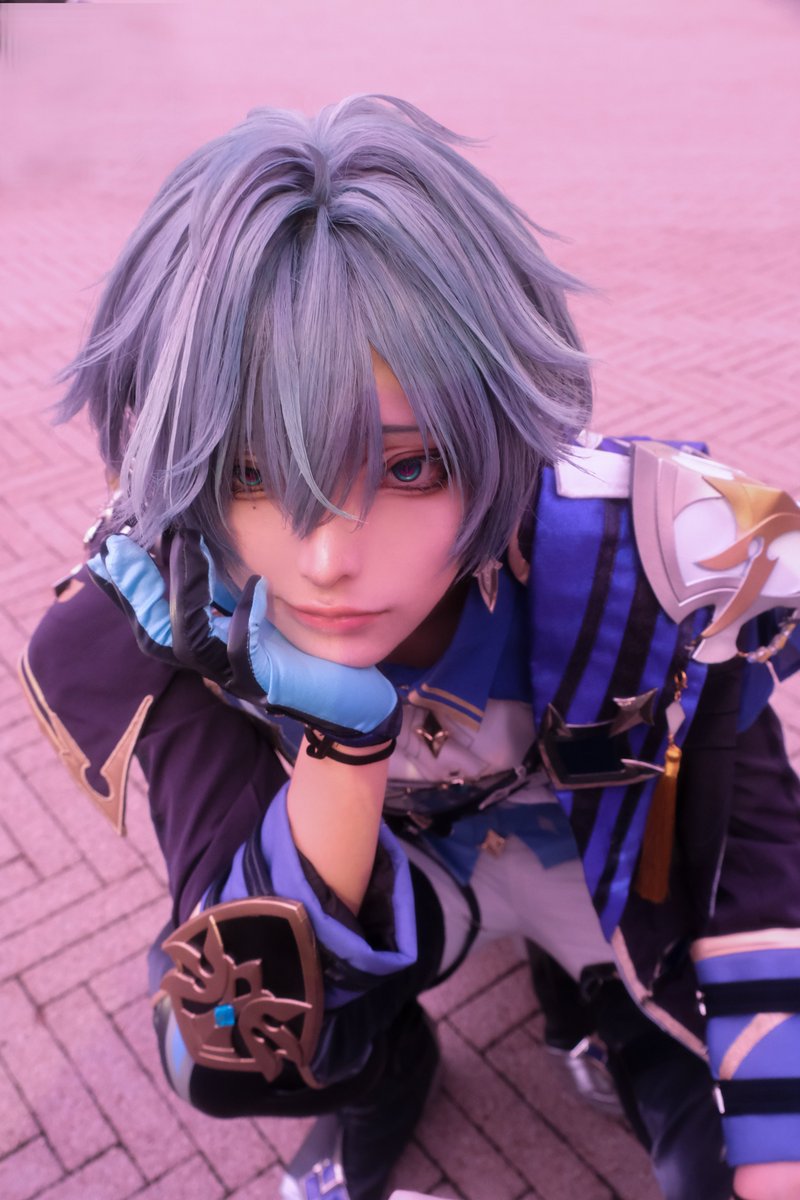 Isagi_02's tweet photo. ※cos 
Genshin Impact ✧ Lohen 

　　…あ？どこ見てんだ

#アコスタ京まふ 
#アコスタ京都市京セラ美術館 https://t.co/WMkyss2lXE