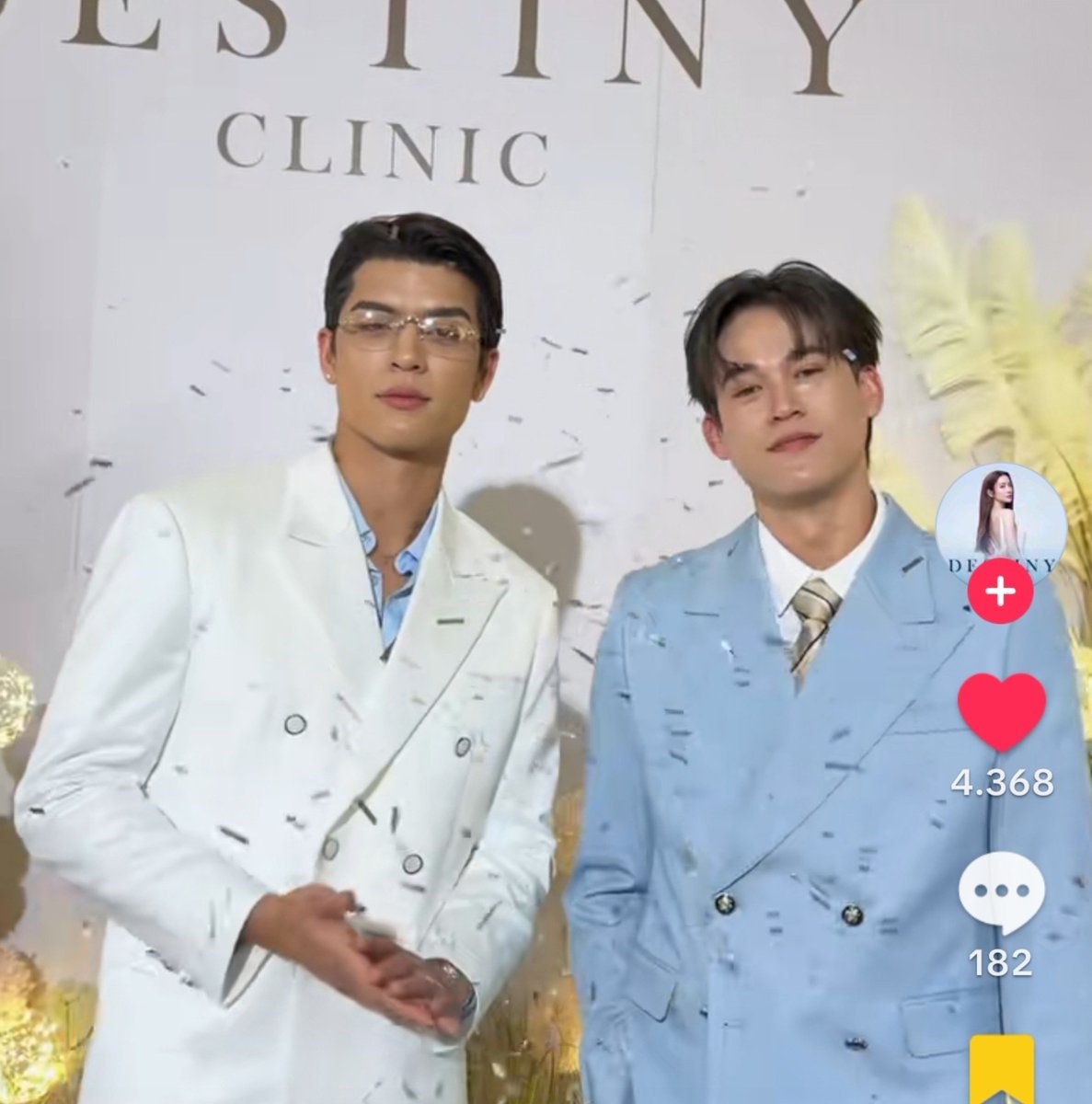 littlesmile4422's tweet photo. Everyone, if y’all have some time, please check out the Destiny Clinic TikTok account 🤭

They made some great TikToks with our boys 😮‍💨😌

#JossGawin #จอสกวิน https://t.co/AILRX1l4q4