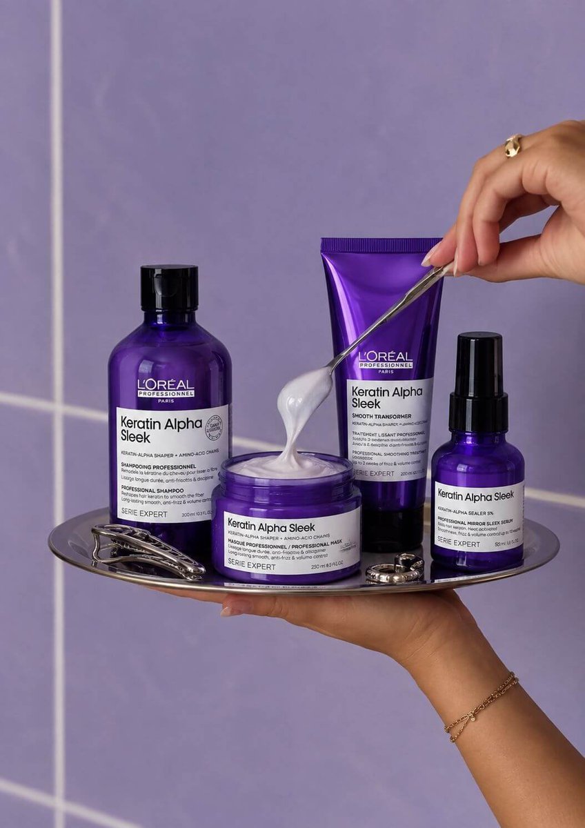 VEINmagazine's tweet photo. VEIN BEAUTY: Adiós al frizz y a la humedad. El cabello rebelde ya tiene solución: L’Oréal Professionnel presenta Keratin Alpha Sleek https://t.co/8C9DAj8SBo https://t.co/sKg3midgqR