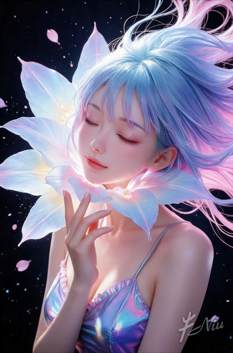 johnniuo101's tweet photo. 🌸 花息輕語
Whisper of Bloom
#webui_Forge 圖片製作
#國際豆包 圖片潤飾
#Generated #Anime #illustration https://t.co/es9po8MDEj