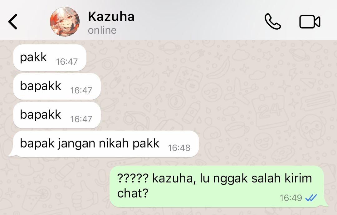 momocchiiw's tweet photo. #kazuscara few tweets au

drunk text ke boss cantik? kazuha sih yes https://t.co/SVIndJw0x6