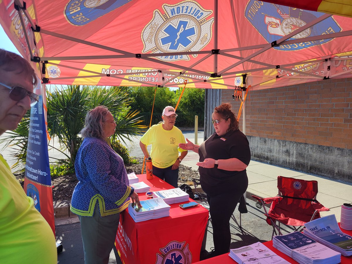 ColletonFire's tweet photo. National CERT week is September 20 - 26, 2026.  Colleton County Fire-Rescue would like to recognize all of our Community Emergency Response Team (CERT) members and thank them for their service.  What does our CERT do? https://t.co/PPTZZTdRdj