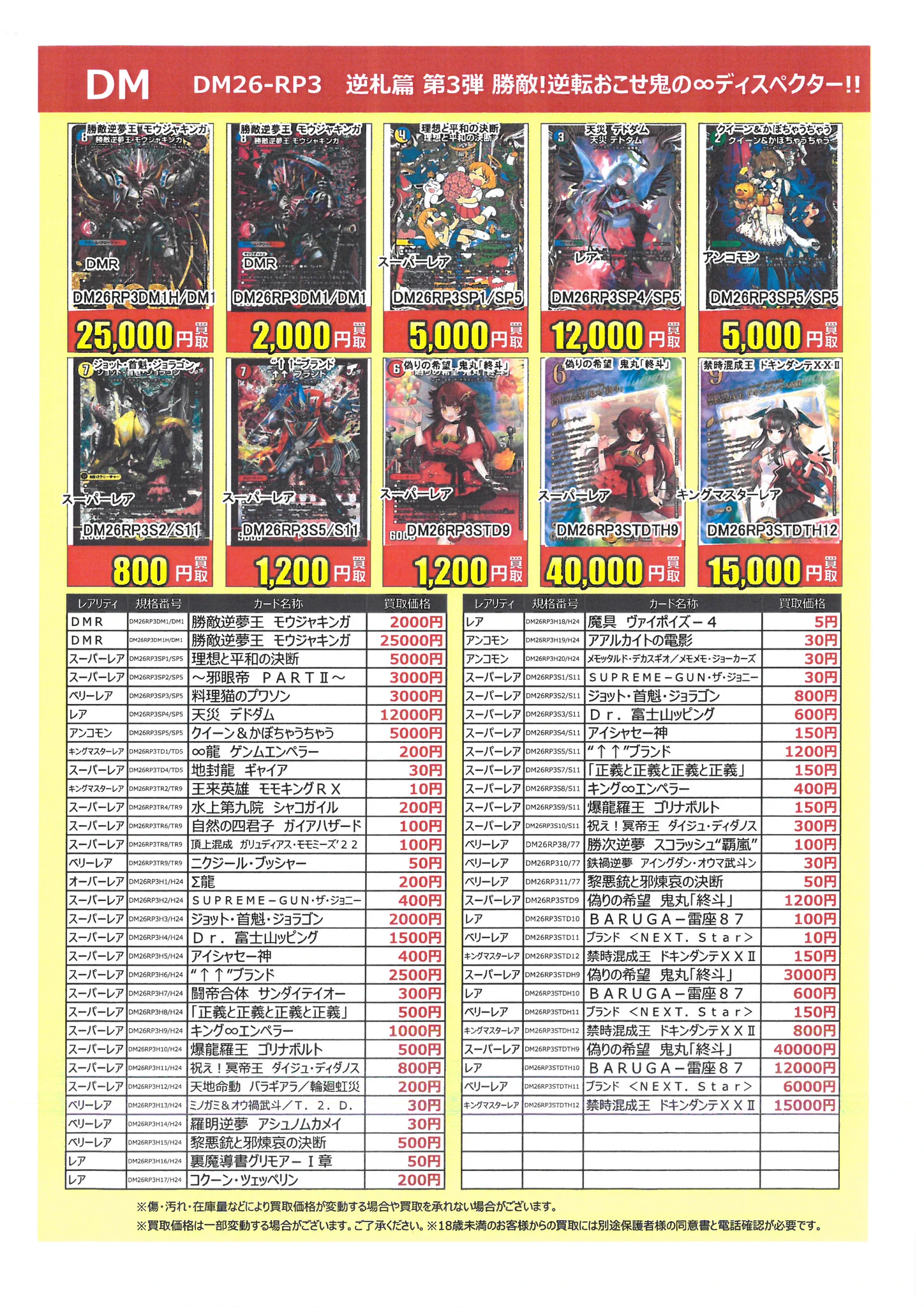古本市場豊浜店 в X: „#デュエル・マスターズ 勝敵！逆転おこせ鬼の