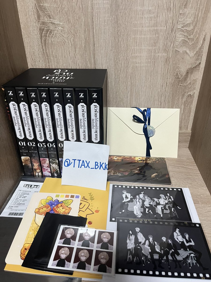 TTAX_BKK's tweet photo. ตัวร้ายก็ต้องคู่กับหายนะสิครับแหม่ เล่ม1-8 (มือ1) + Box(มือ2) set red

⭐️3,800 รวมส่ง

🔸สแตนดี้คู่ 700฿ รวมส่ง
- แกะซีลแล้ว

#ตัวร้ายก็ต้องคู่กับหายนะสิครับแหม่ #ตัวร้ายกับหายนะ #นิยาย #นิยายมือสอง #ตลาดนัดนิยาย #นิยายมือหนึ่ง #ตลาดนัดนิยายมือสอง https://t.co/GVRA309bO2