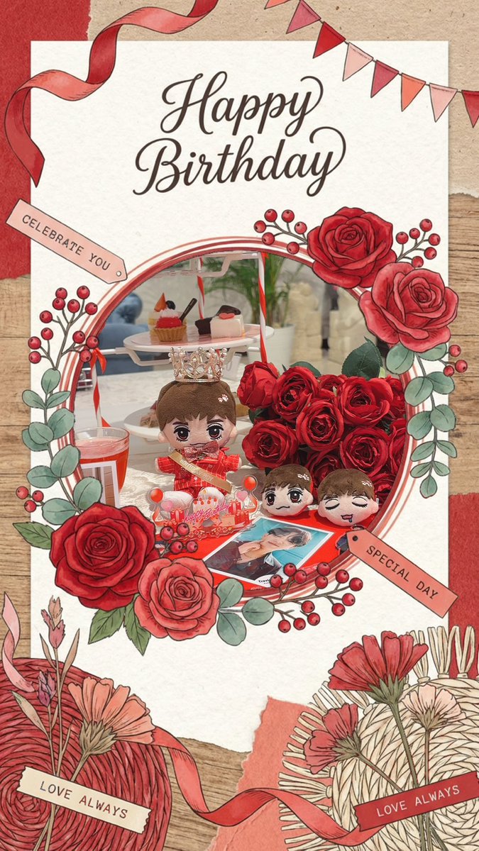 cha_1997ka's tweet photo. 𓏲𓈒⊹¨̮⑅ 𝙷𝚊𝚙𝚙𝚢 𝟸𝟿𝚝𝚑 𝙱𝚒𝚛𝚝𝚑𝚍𝚊𝚢 𝙲𝚑𝚊𝚔𝚊𓍯

宮近担TO如恵留くん🤍と一緒にちゃかちゃんのお誕生日会を開催させていただきました💐

好きな人のお祝いができるって幸せ🍀
29歳のちゃかちゃんもだいすきだよ🥳❤️❤️

#Chaka29thBDay 
#宮近海斗誕生祭2026
#HBDKaitoMiyachika2026 https://t.co/zb422LppdE