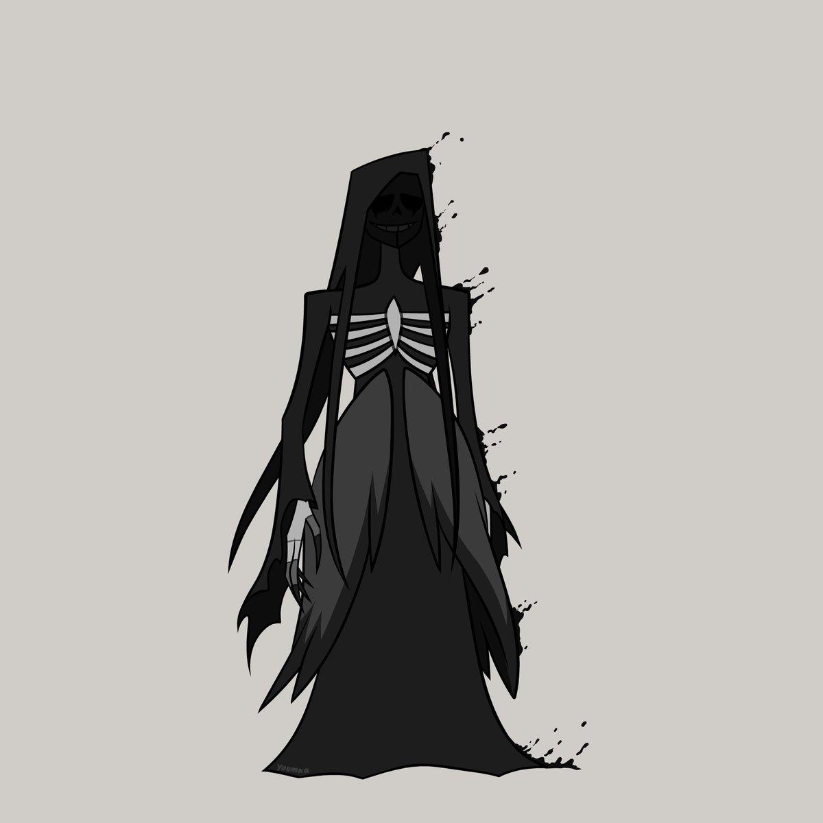 super_youmna's tweet photo. My Reaper design, not in othertale https://t.co/Rdr9AbFSsV