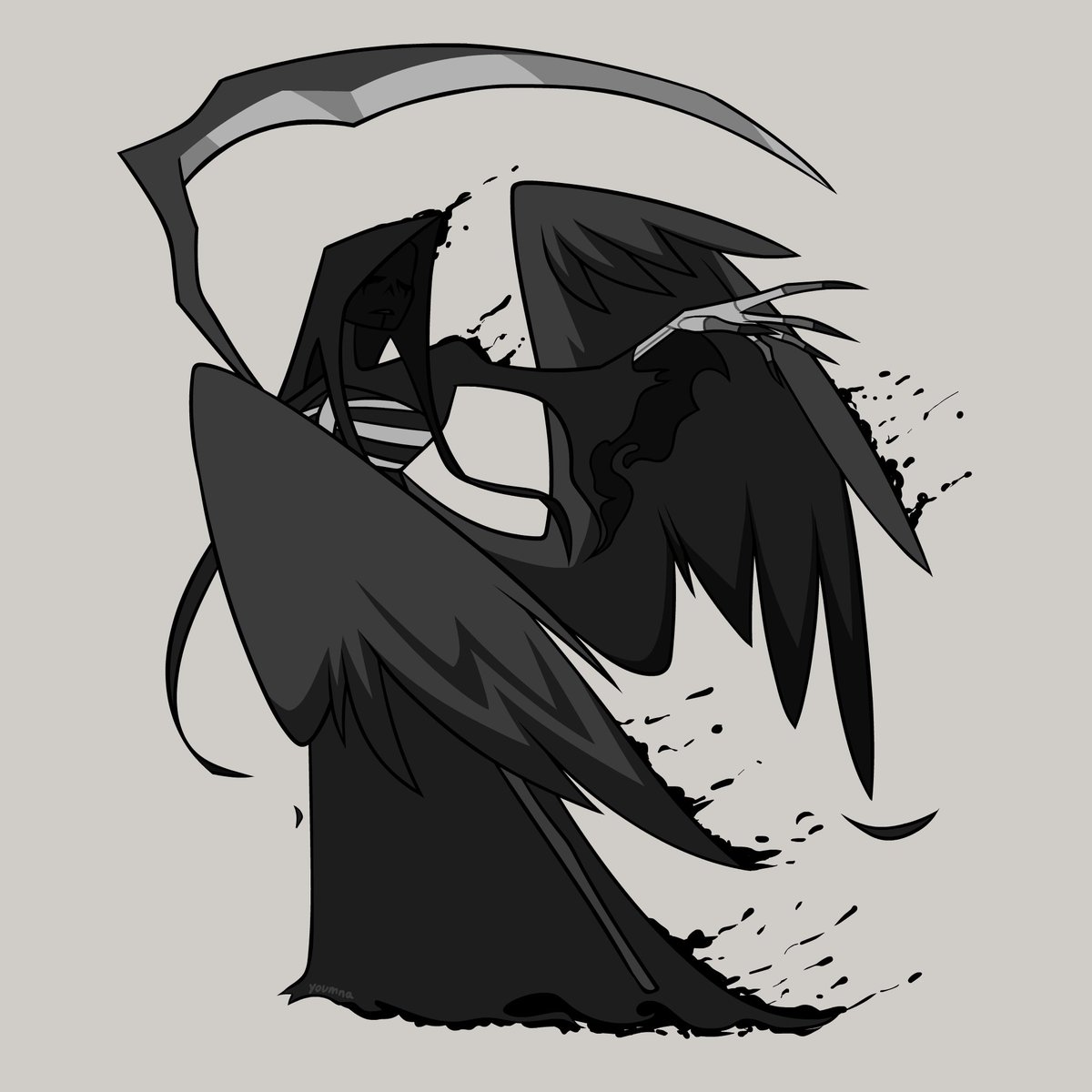 super_youmna's tweet photo. My Reaper design, not in othertale https://t.co/Rdr9AbFSsV