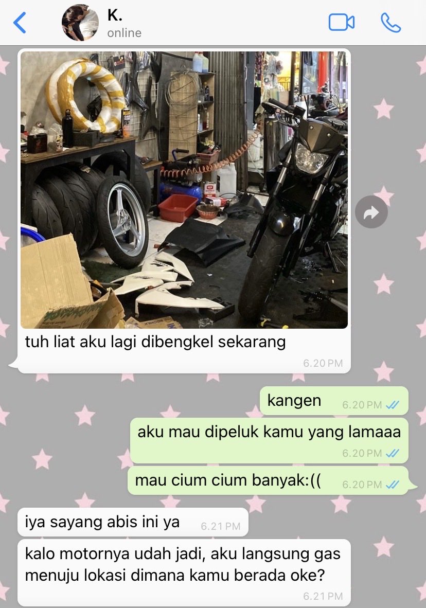 dollkithh's tweet photo. what if Kilua-Sajiwa pacaran

— nangis karena gak dikasih kabar seharian

#keonhyeon au https://t.co/TzEom52IQC