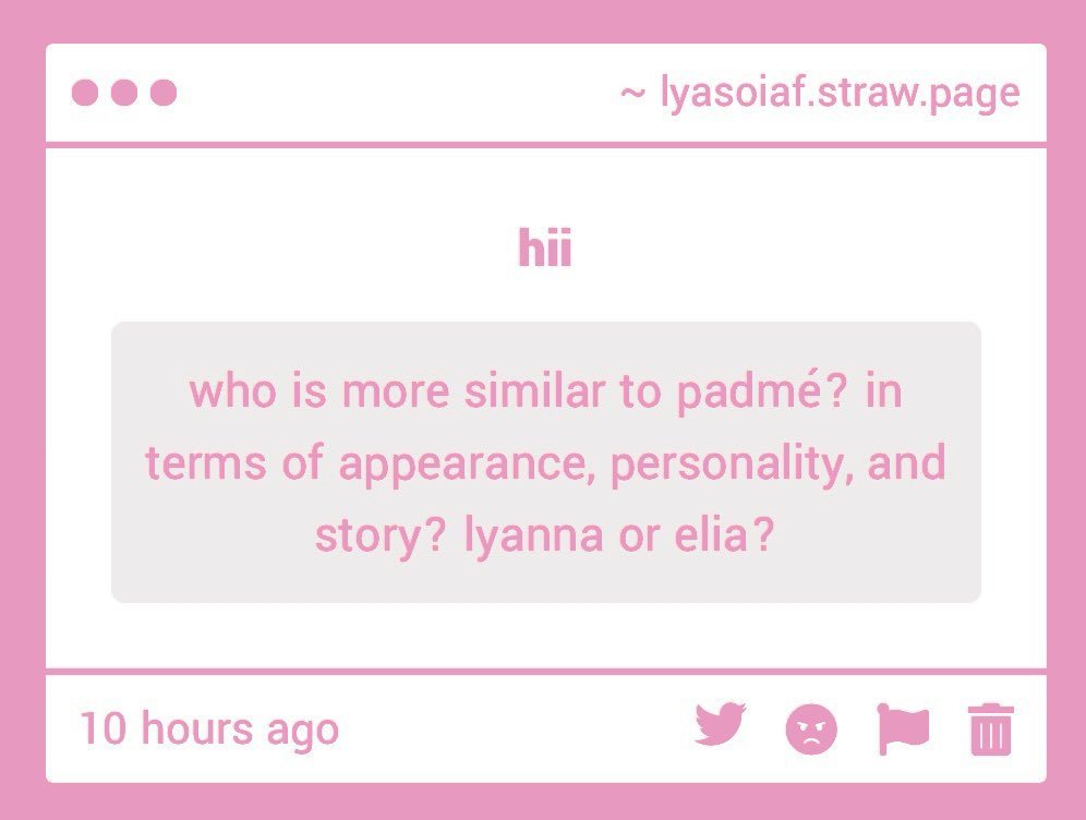 lyasoiaf's tweet photo. i’m so tired of this discourse lmao. i think they both have parallels to padme if you look at lya and elia https://t.co/5AzSWNiAxc