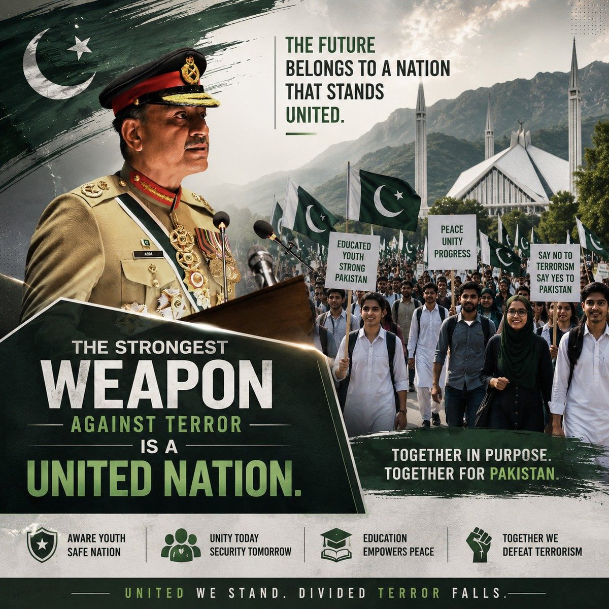 Sheema__0's tweet photo. Driving indigenous defense solutions, Field Marshal Asim Munir inspires the entire military architecture toward high-tech innovation and complete self-reliance.
#NationBacksCDF
#WisdomOfCDF
#IronWillCDF
#PeacemakerCDF
#VoiceOfUmmahCDF https://t.co/sR9Kop6dcQ