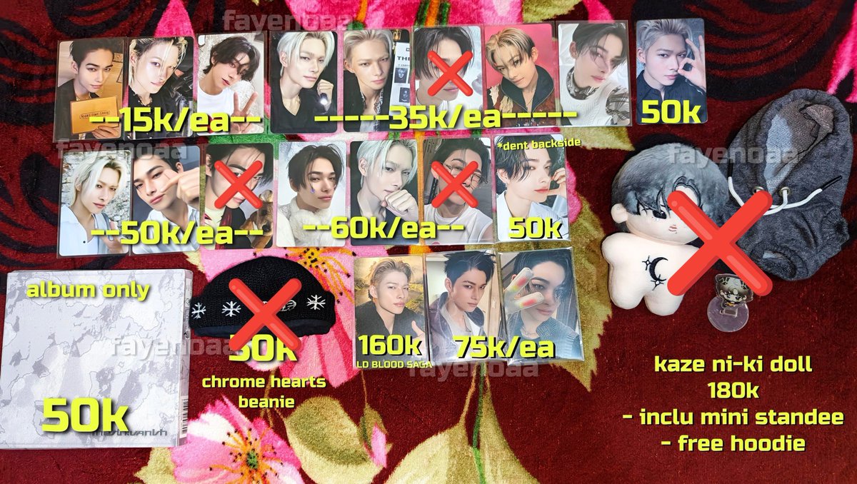 fayenoaa's tweet photo. (help rt)
#ensell WTS aab ENHYPEN [mostly NI-KI]

» exc pack 3k (free pack utk 75k+)
» splitpay only (exc adm 🍊)
» dapat freebies gemas
» condi by dm (serious buyer only)
❌ HnR block
🏡 dom jaksel

t. enha jungwon jay jake sunghoon sunoo riki pc album fugitive enbuy wtb wtt wto https://t.co/WK3Zvxd84p