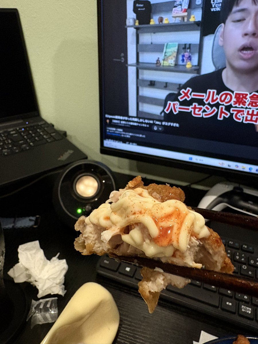 TOKYOAINQ's tweet photo. ケンタッキーフライドチキン🍗にタバスコとマヨネーズとポッカレモンかけて食べたらゲロうまなので皆さんやってみてください！ https://t.co/PTDOkn6Gym