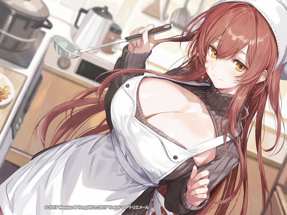 KuroTuki_nn's tweet photo. 『アズールレーン』ASMR作品シリーズのジャケットを描かせていただきました！
ぽかぽかヴォルガまま～🍳✨
#アズールレーン https://t.co/NA6o1hQdFD