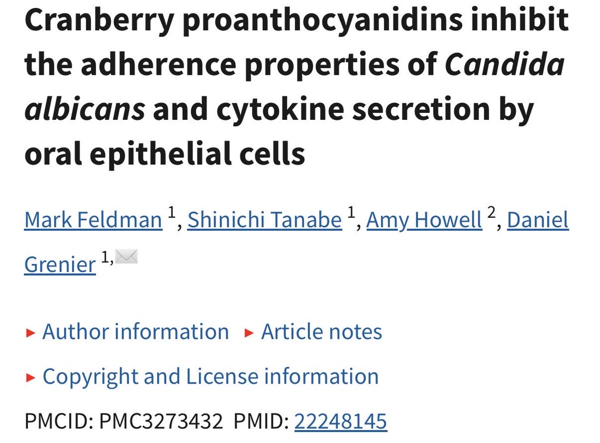 FarvingCo's tweet photo. Cranberry BLOCKED 80% of Candida biofilm formation IN JUST 24 HOURS - without a single antifungal drug.

If you have:

- white coating on your tongue
- brain fog after eating carbs
- bloating that gets worse with sugar
- recurring yeast infections
- fatigue no matter what you do

Candida might be hiding behind a biofilm nothing else can reach. Cranberry reaches it.

The mechanism: cranberry grabs the iron Candida needs to build the shield. No iron > no shield > no protection. When they added iron back, Candida survived. That's how they proved it.

The catch: cranberry juice is highly acidic. It kills oral Candida but the acid destroys your enamel if you leave it.

My technique: pure unsweetened cranberry juice (not cocktail - no sugar). Swish 30-60 seconds. Spit. Wait 30 seconds. Then 1/2 teaspoon baking soda in water, swish 30 seconds. Spit. Every morning before brushing.

The cranberry kills the Candida. The baking soda neutralizes the acid before it touches your enamel.

Try it for a week. Reply with what your tongue looks like after.

Study: (PMC3273432)