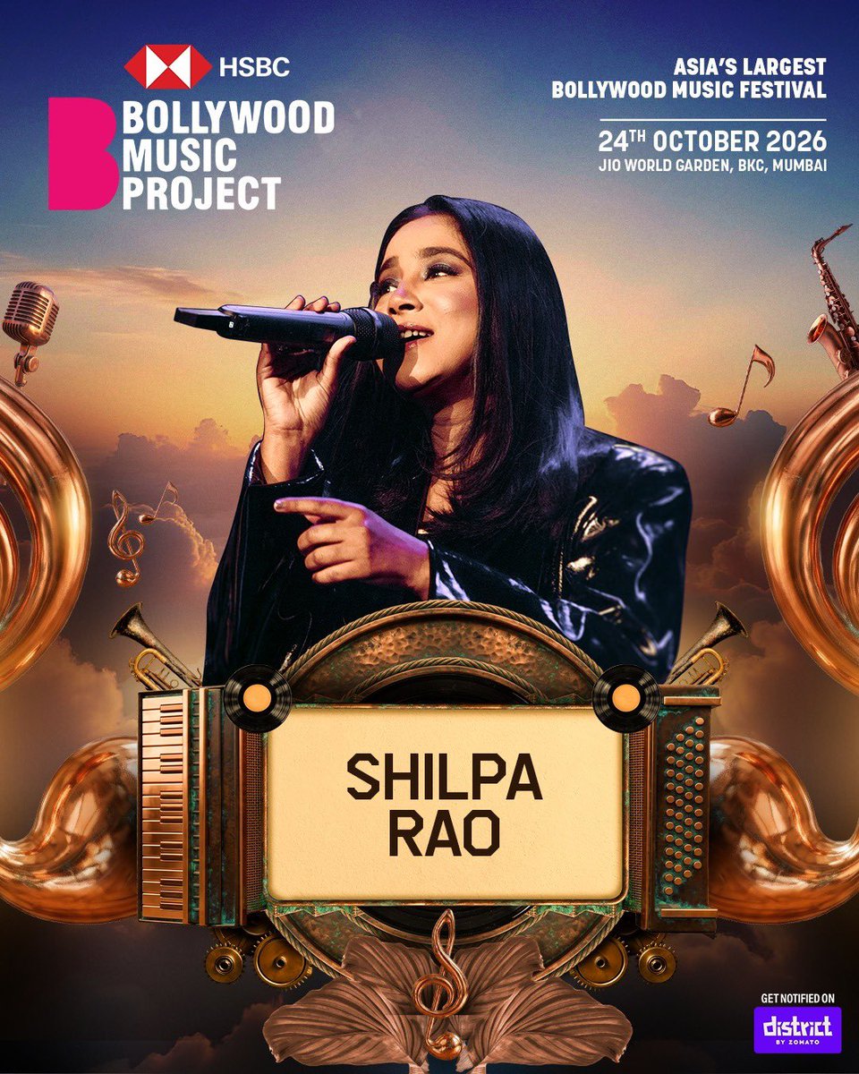 shilparao11's tweet photo. Mumbai see you on 24th October at Jio World Garden for the HSBC @bmp_online 🤘

Get your tickets jaldi jaldi on✌️.

#shilparao #shilparaolive https://t.co/ME1ljptfBK