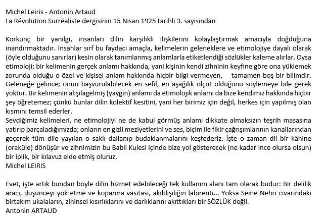 pinoberker's tweet photo. Michel Leiris - Antonin Artaud
La Révolution Surréaliste dergisinin 15 Nisan 1925 tarihli 3. sayısından https://t.co/rLgAWQoK41