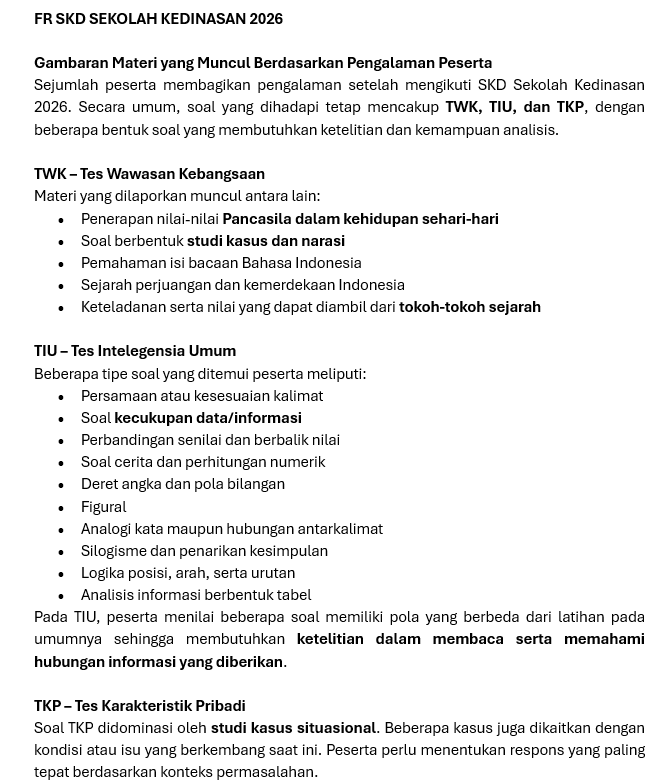rekrutmencpns_'s tweet photo. FR SKD SEKOLAH KEDINASAN 2026!

#SKD #SEKOLAHKEDINASAN #FRSKD https://t.co/4m2eJ3hD0Y