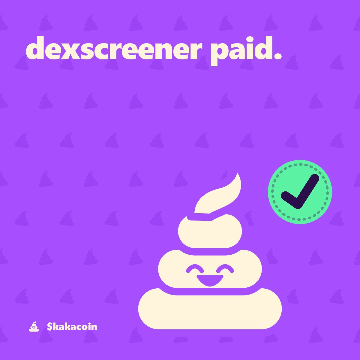 kakacoindotcom's tweet photo. dexscreener paid. $kakacoin https://t.co/HLkkpZbnBi