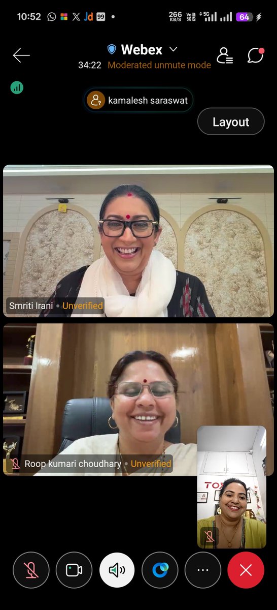 BJPMM4Delhi's tweet photo. #AangankaUtsav virtual meeting taken by National Women President @RoopkumariBJP ji along with Pradesh and Jila designatories under the guidance of State President and Co convenor for #AagankaUtsav under guidance of National Genral Secretary Smt @smritiirani Ji . 1) 

@PMOIndia https://t.co/MJRFayiavk