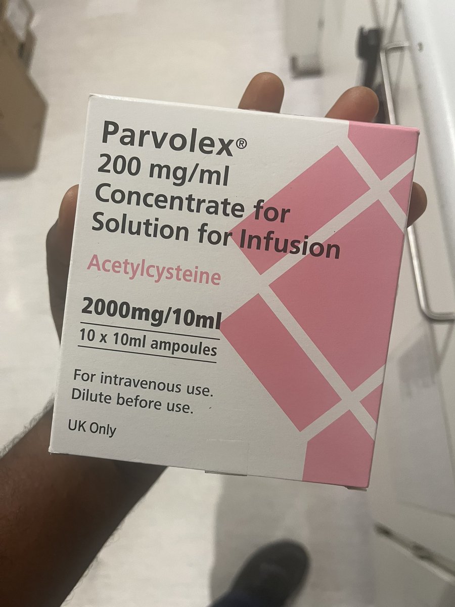 FinestDoveTruth's tweet photo. This medicine is what we use to treat paracetamol overdose. It is a very common issue in the UK 🇬🇧, especially among teenage/younger adult  girls….

If you have a teenager in the uk 🇬🇧 or your child have just gotten admission into college, please spend a lot of time with them.

Know their friends and keep an eye on their extra curricular activities.

Also, don’t keep medications where they can see it, and if you do, make sure to take stocks. 

If you notice that your paracetamol is always getting lost and you can’t account for where they are going, there might be fire on the mountain..

Esp if you have girls………..

A word is enough for the wise.