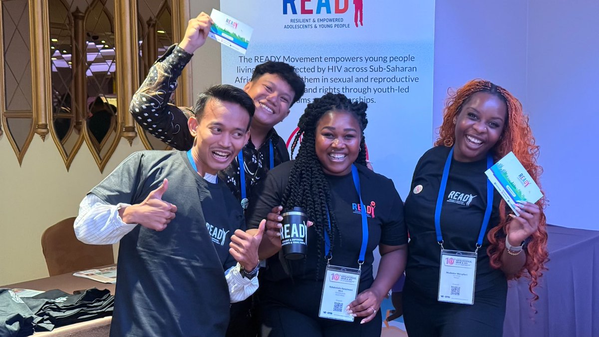 READY_Movement's tweet photo. READY is live at the #hivadolescence workshop in Bangkok ๐น๐ญ
Keeping the youthful fire alive! ๐ฅ
#WeAreREADY #READYMovement https://t.co/Lc7jVGoBxV