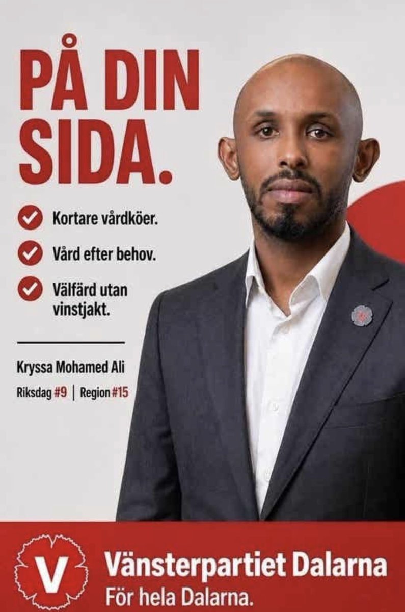 visegrad24's tweet photo. BREAKING:

Sweden investigates election rigging by Somali networks, which could cause a re-run election in a region. It’s quite possible that two seats could flip in that election, changing the total result to 175-174 and handing power in Sweden to the right-wing coalition

The 30-year-old Somali migrant Mohamed Abdukarir Ali, who was granted citizenship just earlier this year, received 648 votes and unexpectedly won a seat in the Swedish parliament for the far-left Left Party.

Now, suspected electoral fraud in Borlänge is under investigation, and the police had people under surveillance who were giving members of the Somali community money and ballots for mail-in voting pre-filled with his Mohamed Abdukarir Ali’s name.

The young Somali man barely speaks any Swedish and used to share an apartment with a man, rumored to be a relative, who is deeply involved in an organized crime group behind many of Sweden’s gang shootings.

Despite practically not reporting any income, the new Somali member of the Swedish Parliament often traveled to Somalia for meetings with government representatives in an effort to sell technology for e-banking and e-voting.