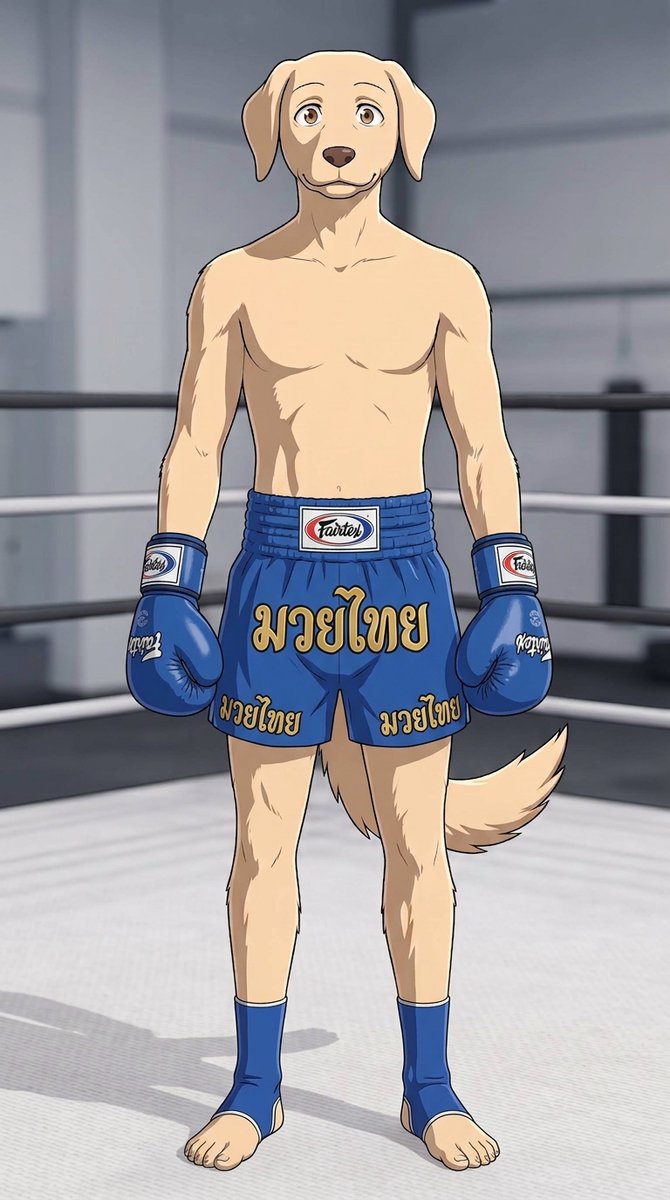 SPotato92's tweet photo. Beastars characters ref models (boxing and muay thai) https://t.co/BvmNzhLgGo