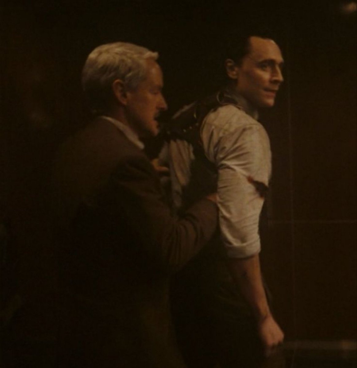 spidermanzvo's tweet photo. Mobius with loki after the betrayal in S1 ep 6 . https://t.co/lXTEJ9t4iW