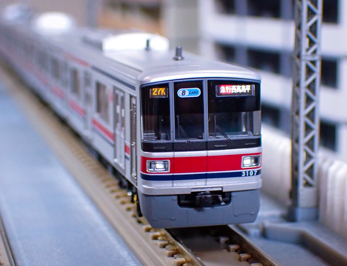 TCDn_gauge's tweet photo. GM東急3000系です
イーグルスMODELさんのスカート内部機器パーツとモルトレインさんの運転台パーツを取付
地味ながらもニヤニヤ感😁が増します

#東急3000 https://t.co/K4LpfsEvZq